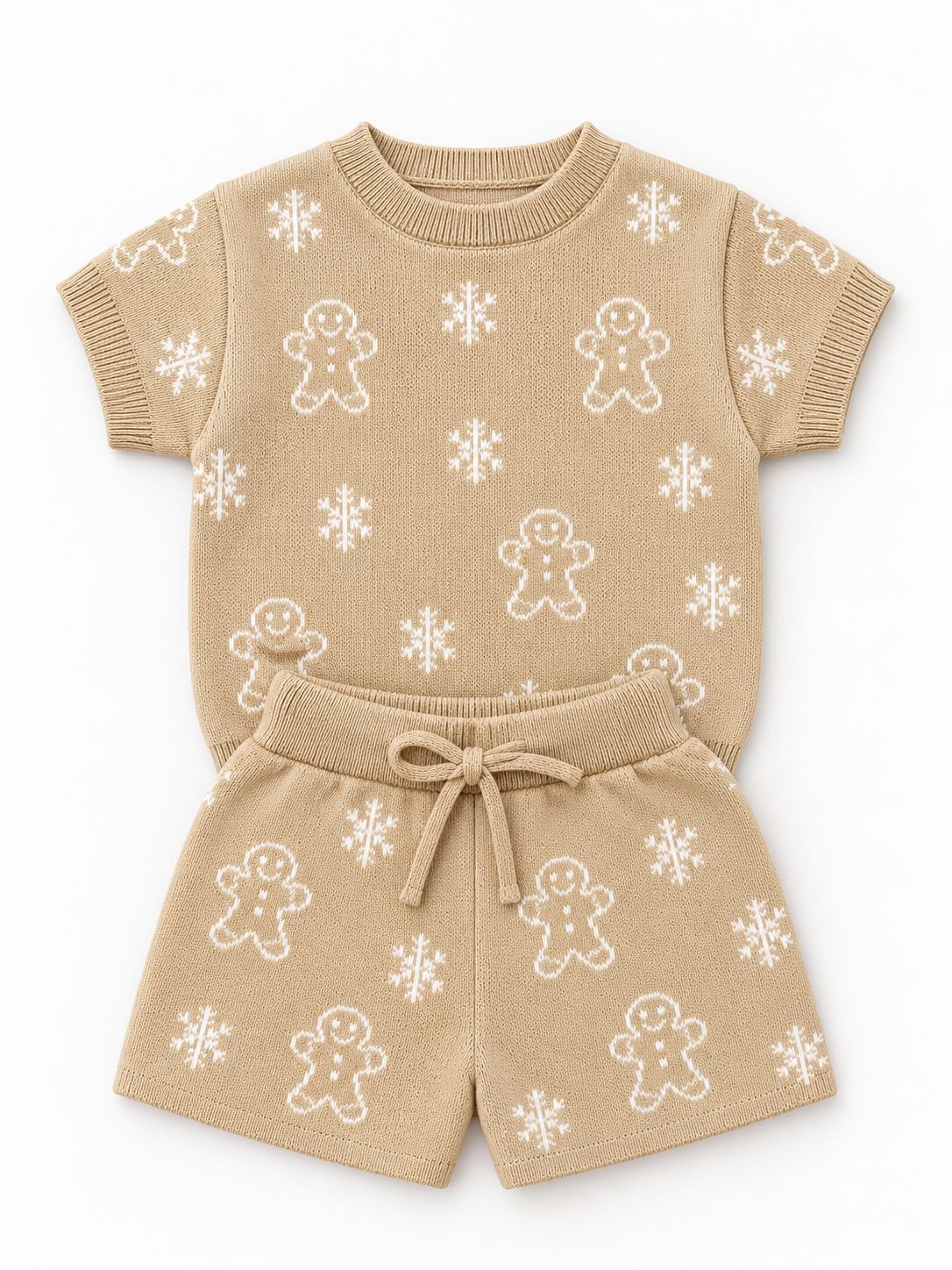 Sample Sale | Oatmeal Gingerbread Knit Set
